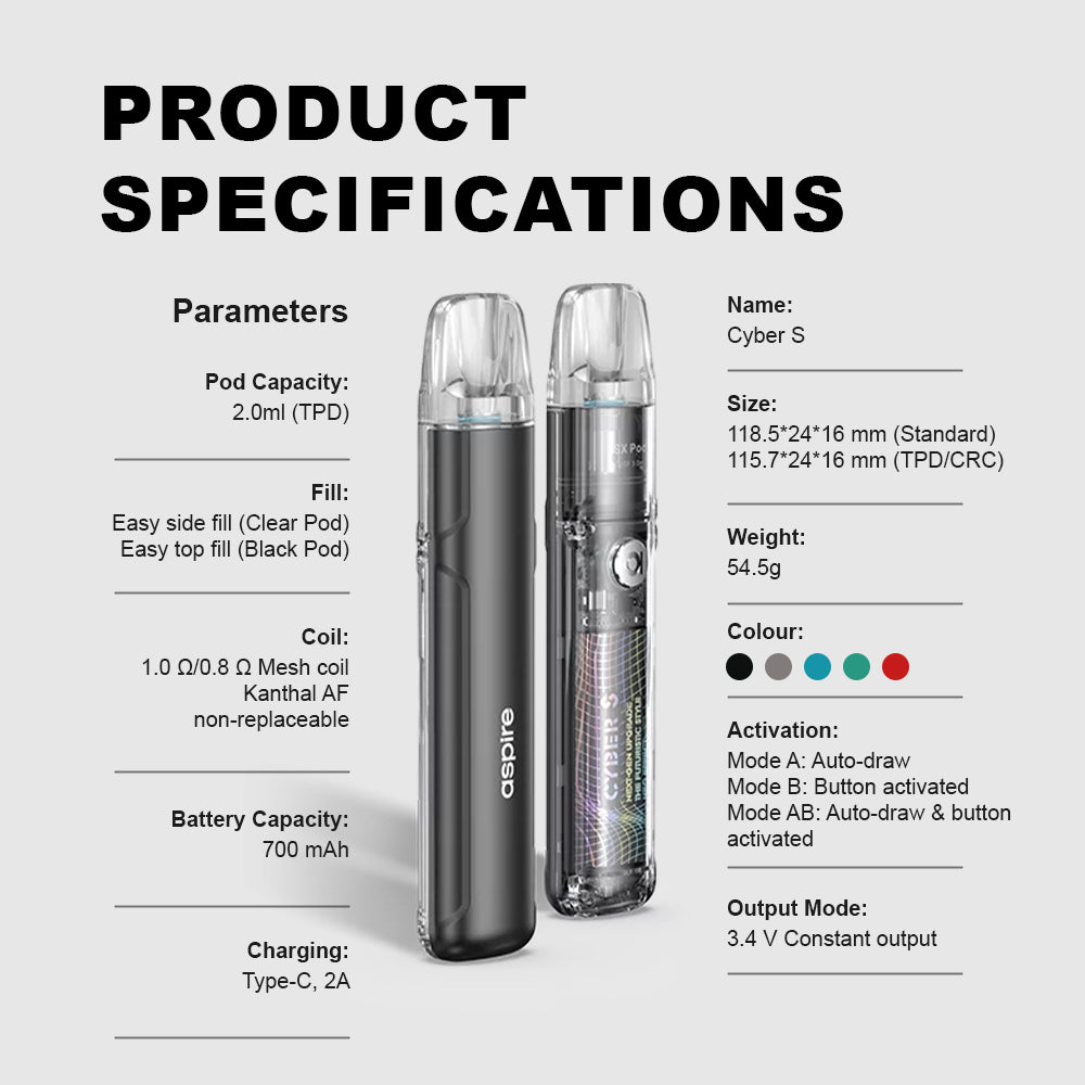 Aspire Cyber S Pod Kit