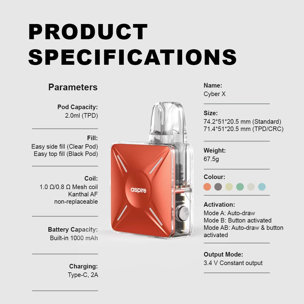 Aspire Cyber X Pod Kit