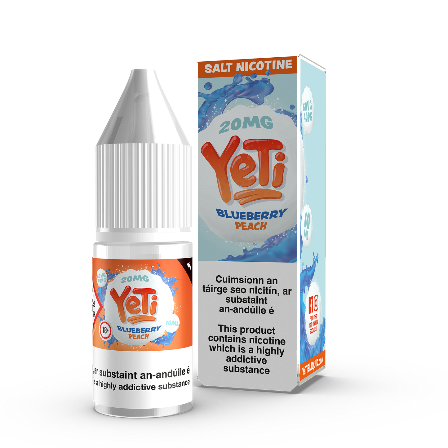 Yeti Salts Blueberry Peach